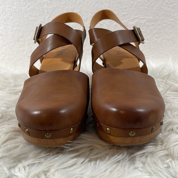 KORKS Abloom Strappy Clog Platform Slingback Pump Size 11 NEW - Picture 3 of 14